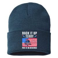 Back It Up Terry Put It In Reverse 4th Of July Usa Sustainable Knit Beanie