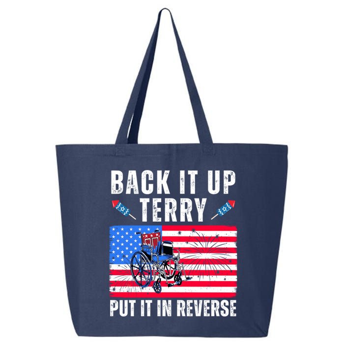 Back It Up Terry Put It In Reverse 4th Of July Usa 25L Jumbo Tote