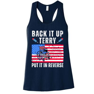 Back It Up Terry Put It In Reverse 4th Of July Usa Womens Tank Top
