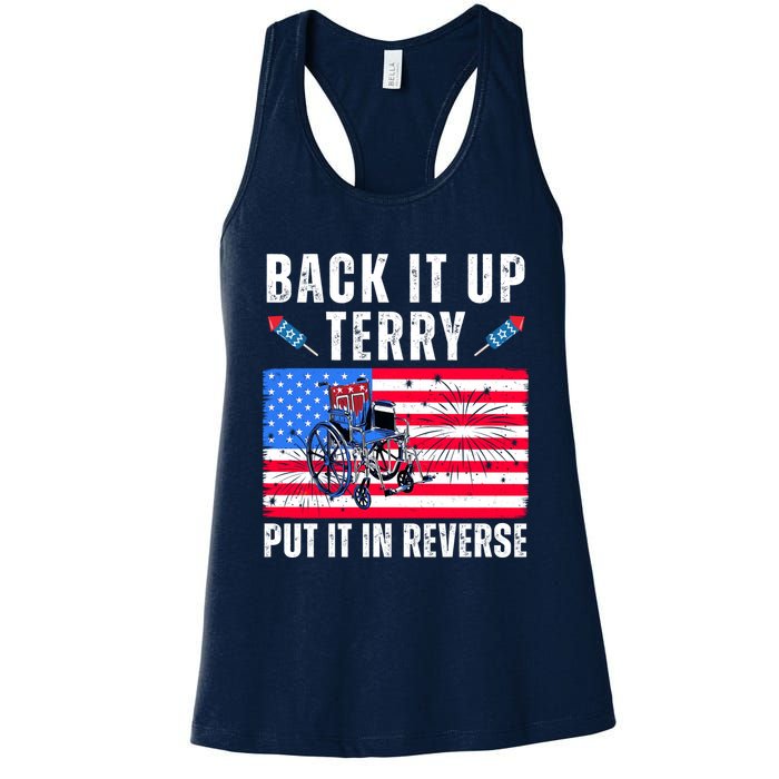 Back It Up Terry Put It In Reverse 4th Of July Usa Womens Tank Top