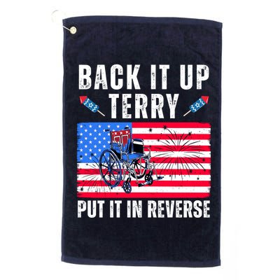 Back It Up Terry Put It In Reverse 4th Of July Usa Golf Towel
