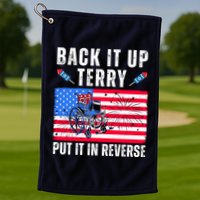 Back It Up Terry Put It In Reverse 4th Of July Usa Golf Towel