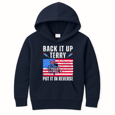 Back It Up Terry Put It In Reverse 4th Of July Usa Kids Hoodie