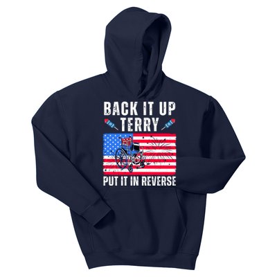 Back It Up Terry Put It In Reverse 4th Of July Usa Kids Hoodie