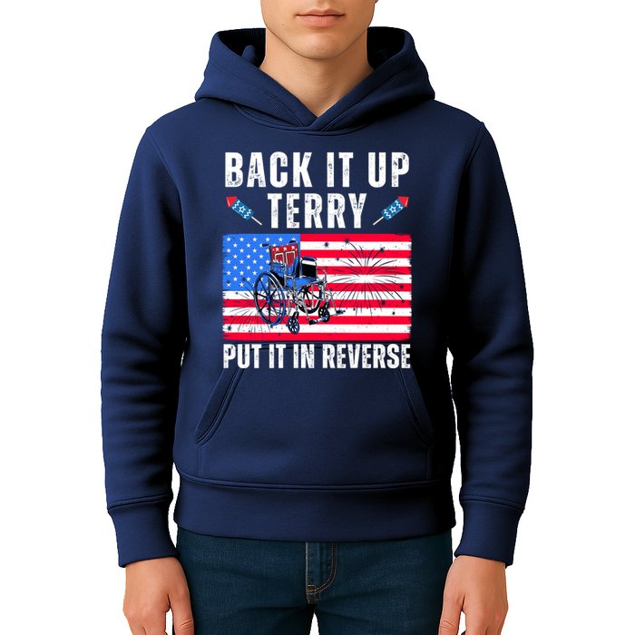 Back It Up Terry Put It In Reverse 4th Of July Usa Kids Hoodie