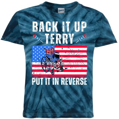 Back It Up Terry Put It In Reverse 4th Of July Usa Kids Tie-Dye T-Shirt