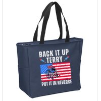 Back It Up Terry Put It In Reverse 4th Of July Usa Zip Tote Bag
