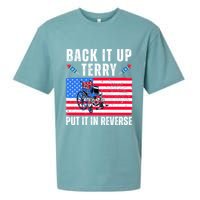 Back It Up Terry Put It In Reverse 4th Of July Usa Sueded Cloud Jersey T-Shirt