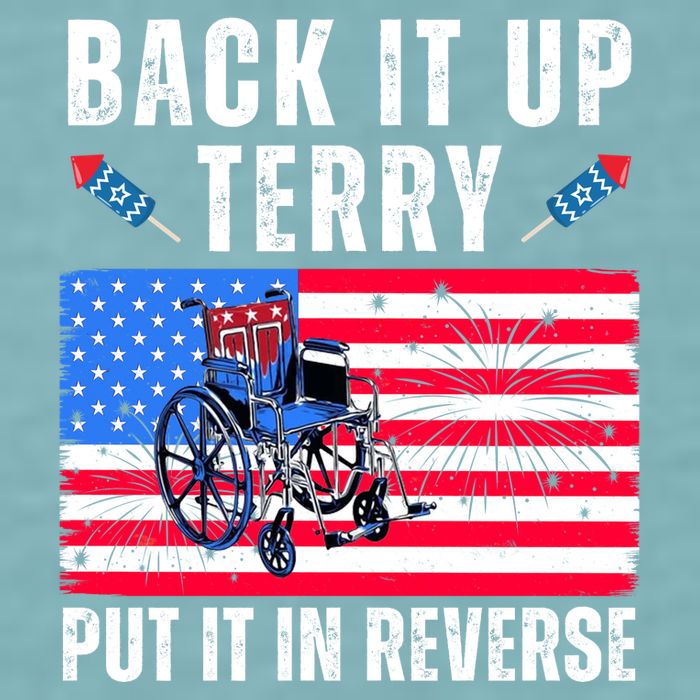 Back It Up Terry Put It In Reverse 4th Of July Usa Sueded Cloud Jersey T-Shirt