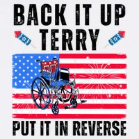 Back It Up Terry Put It In Reverse 4th Of July Usa Garment-Dyed Sweatshirt