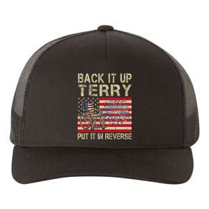 Back It Up Terry Put It In Reverse Firework Usa 4th Of July Yupoong Adult 5-Panel Trucker Hat