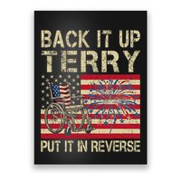 Back It Up Terry Put It In Reverse Firework Usa 4th Of July Poster