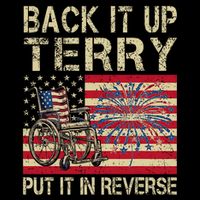 Back It Up Terry Put It In Reverse Firework Usa 4th Of July Poster