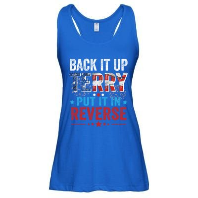 Back It Up Terry Put It In Reverse 4th Of July Funny Great Gift Ladies Essential Flowy Tank