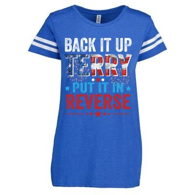 Back It Up Terry Put It In Reverse 4th Of July Funny Great Gift Enza Ladies Jersey Football T-Shirt