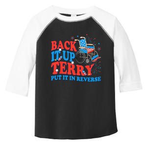 Back It Up Terry Put It In Reverse 4th Of July Fireworks Toddler Fine Jersey T-Shirt