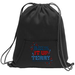 Back It Up Terry Put It In Reverse 4th Of July Fireworks Sweatshirt Cinch Pack Bag