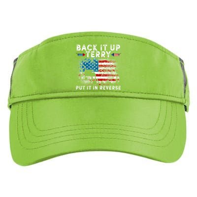 Back It Up Terry Put It In Reverse Firework 4th Of July Adult Drive Performance Visor