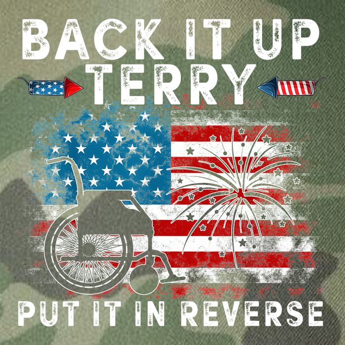 Back It Up Terry Put It In Reverse Firework 4th Of July Legacy Tie Dye Trucker Hat