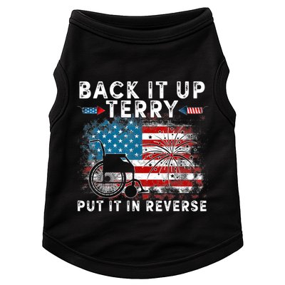 Back It Up Terry Put It In Reverse Firework 4th Of July Doggie Tank