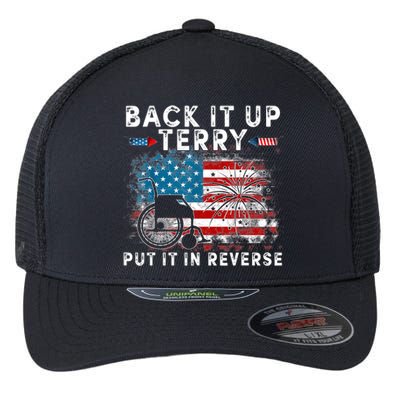 Back It Up Terry Put It In Reverse Firework 4th Of July Flexfit Unipanel Trucker Cap