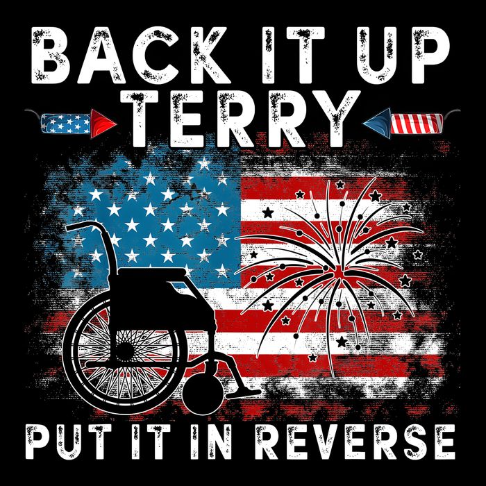 Back It Up Terry Put It In Reverse Firework 4th Of July T-Shirt
