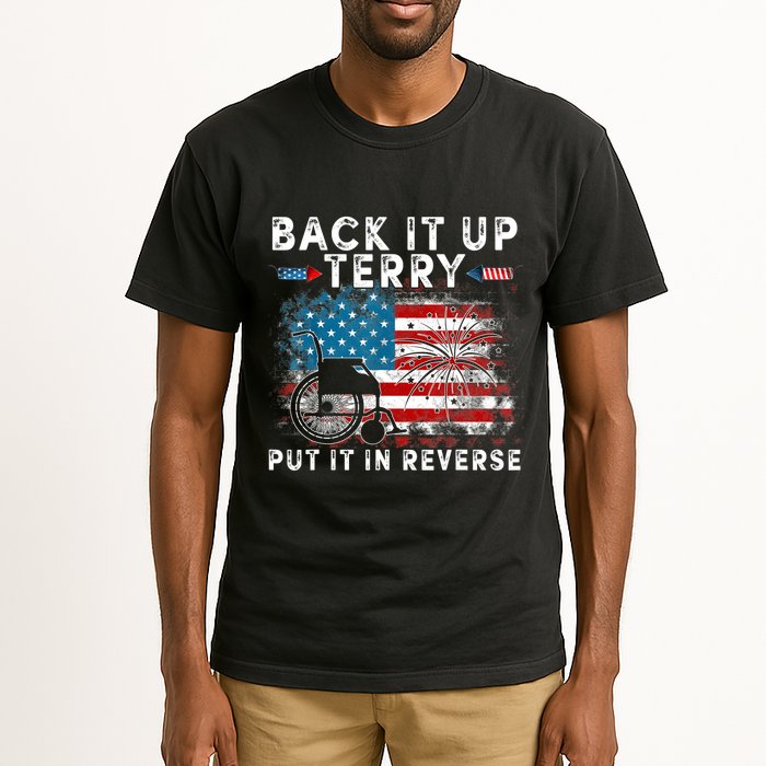 Back It Up Terry Put It In Reverse Firework 4th Of July Tall T-Shirt
