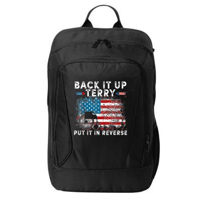 Back It Up Terry Put It In Reverse Firework 4th Of July City Backpack
