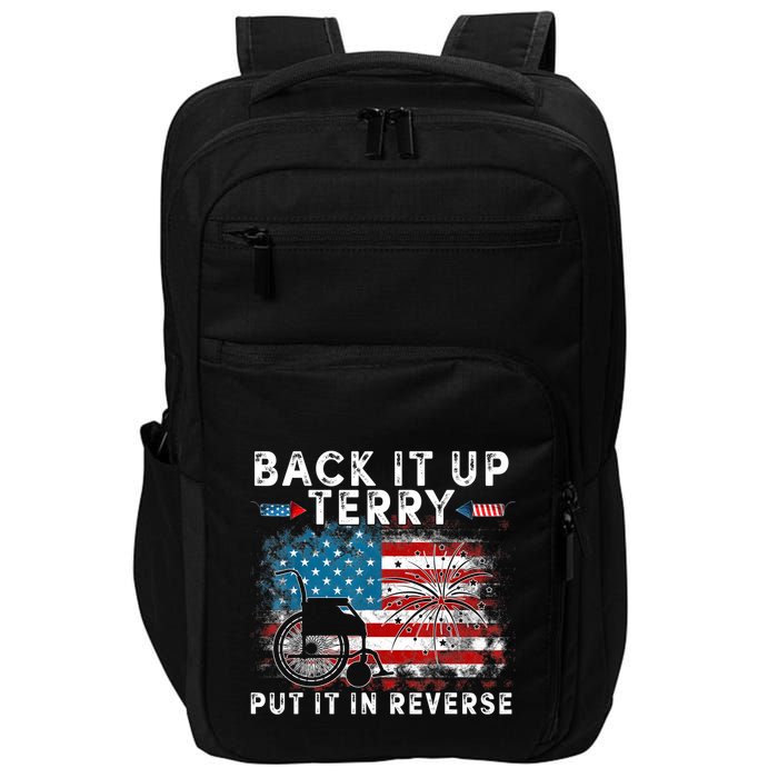 Back It Up Terry Put It In Reverse Firework 4th Of July Impact Tech Backpack