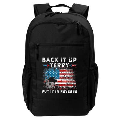 Back It Up Terry Put It In Reverse Firework 4th Of July Backpack