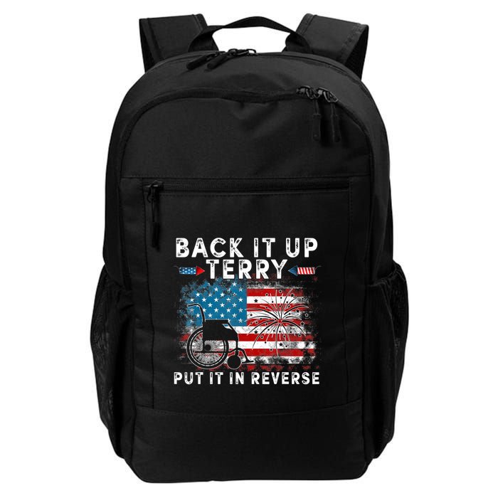 Back It Up Terry Put It In Reverse Firework 4th Of July Backpack