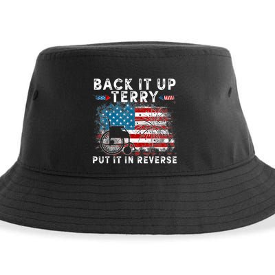Back It Up Terry Put It In Reverse Firework 4th Of July Sustainable Bucket Hat