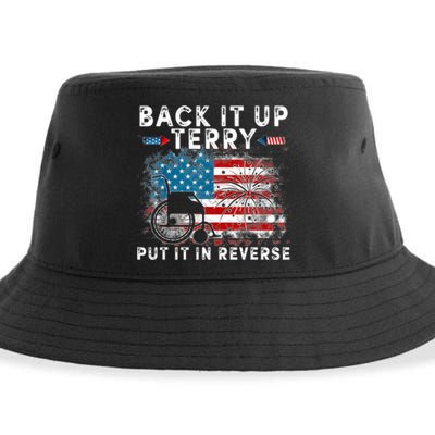 Back It Up Terry Put It In Reverse Firework 4th Of July Sustainable Bucket Hat