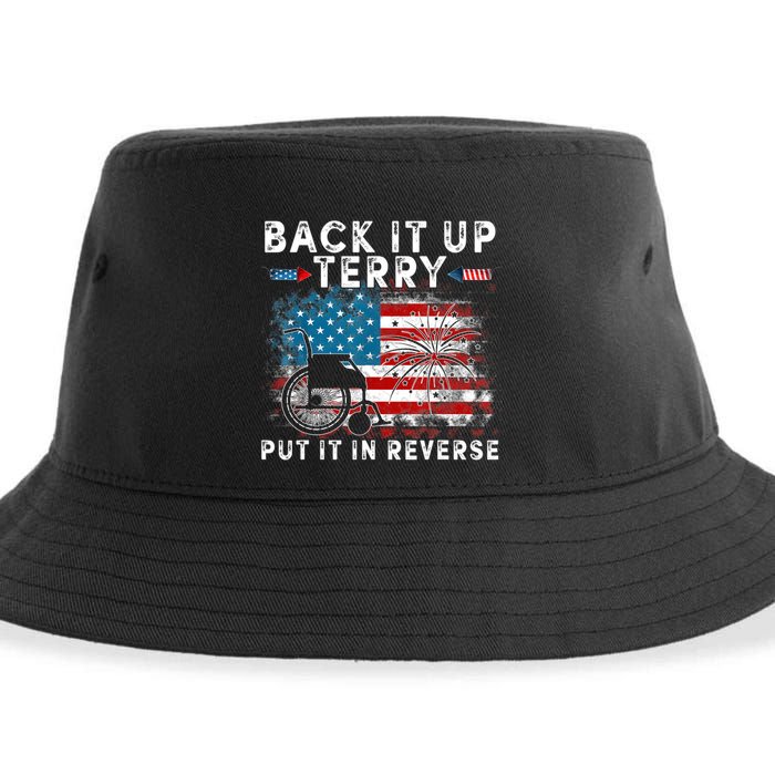 Back It Up Terry Put It In Reverse Firework 4th Of July Sustainable Bucket Hat