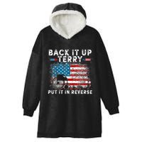Back It Up Terry Put It In Reverse Firework 4th Of July Hooded Wearable Blanket