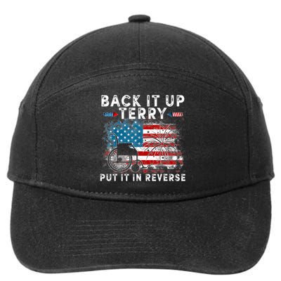 Back It Up Terry Put It In Reverse Firework 4th Of July 7-Panel Snapback Hat