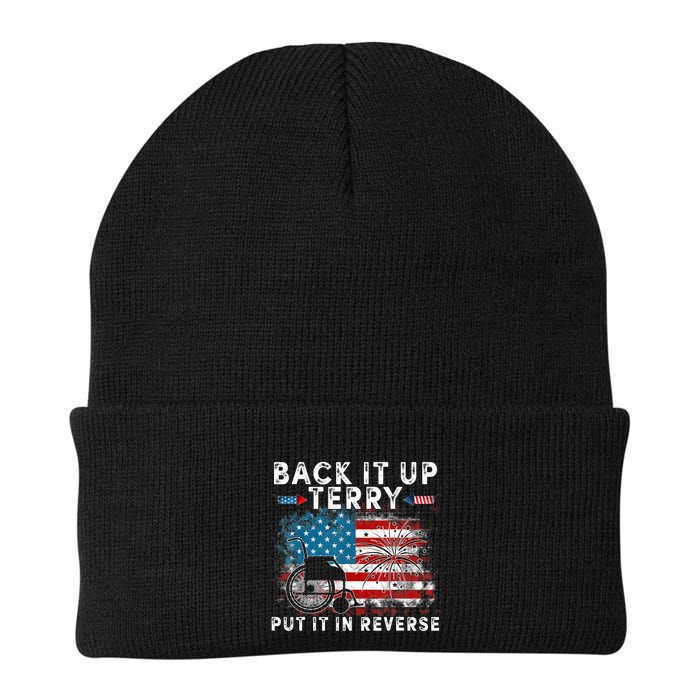 Back It Up Terry Put It In Reverse Firework 4th Of July Beanie