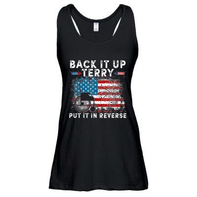 Back It Up Terry Put It In Reverse Firework 4th Of July Ladies Essential Flowy Tank