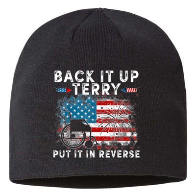 Back It Up Terry Put It In Reverse Firework 4th Of July Sustainable Beanie