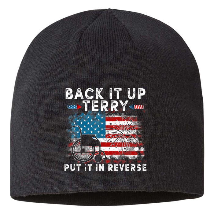 Back It Up Terry Put It In Reverse Firework 4th Of July Sustainable Beanie