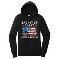 Back It Up Terry Put It In Reverse Firework 4th Of July Women's Pullover Hoodie