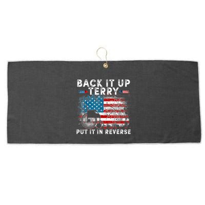 Back It Up Terry Put It In Reverse Firework 4th Of July Large Microfiber Waffle Golf Towel