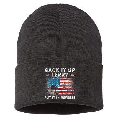 Back It Up Terry Put It In Reverse Firework 4th Of July Sustainable Knit Beanie