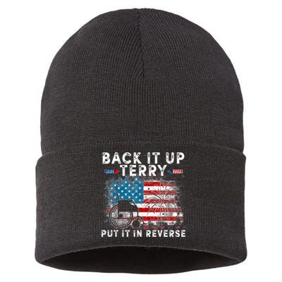 Back It Up Terry Put It In Reverse Firework 4th Of July Sustainable Knit Beanie