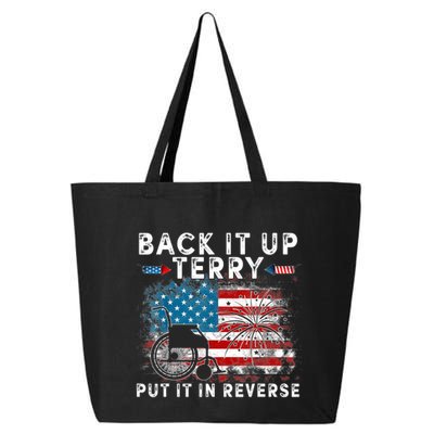 Back It Up Terry Put It In Reverse Firework 4th Of July 25L Jumbo Tote