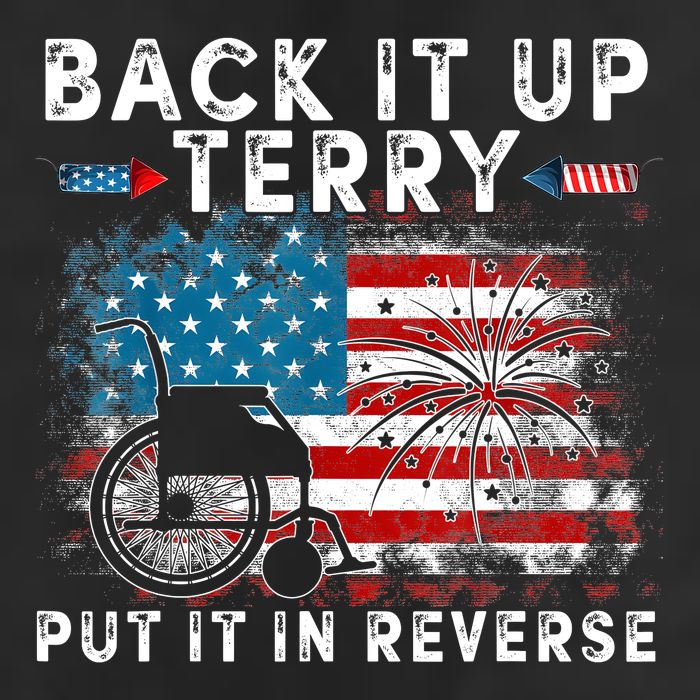 Back It Up Terry Put It In Reverse Firework 4th Of July 25L Jumbo Tote