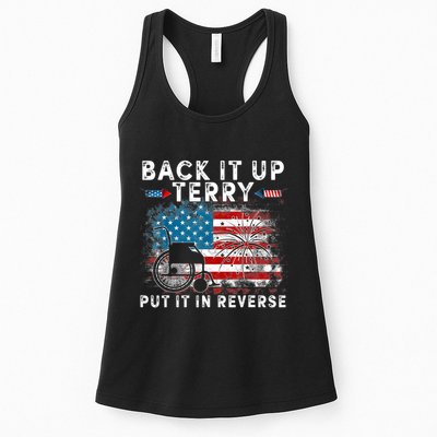 Back It Up Terry Put It In Reverse Firework 4th Of July Womens Tank Top