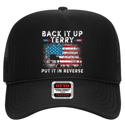 Back It Up Terry Put It In Reverse Firework 4th Of July Trucker Hat