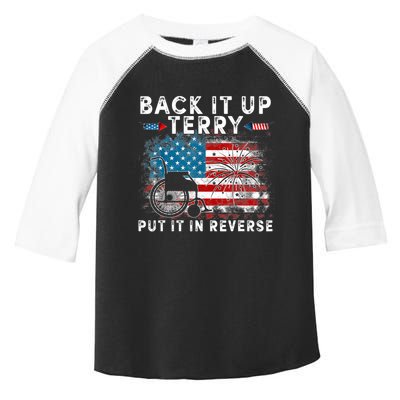 Back It Up Terry Put It In Reverse Firework 4th Of July Toddler Fine Jersey T-Shirt