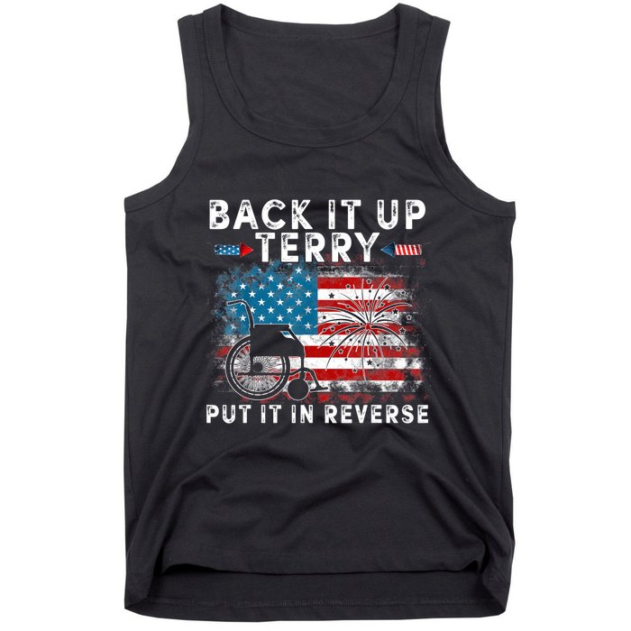 Back It Up Terry Put It In Reverse Firework 4th Of July Tank Top